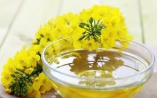 The use of rapeseed oil in cooking, cosmetology and industry;  product description, benefits and harms;  how to select and store