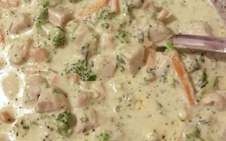 Turkey stewed in cream - cooking features, recipes